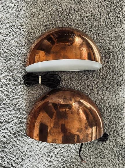 Vägglampor Quarto koppar Claus Bonderup Thorsten Thorup