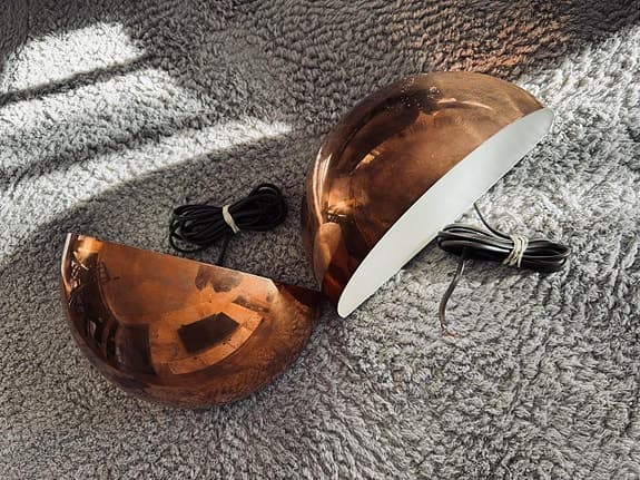 Vägglampor Quarto koppar Claus Bonderup Thorsten Thorup