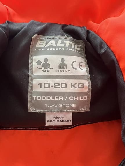 Baltic Pro Sailor flytväst 10-20 kg