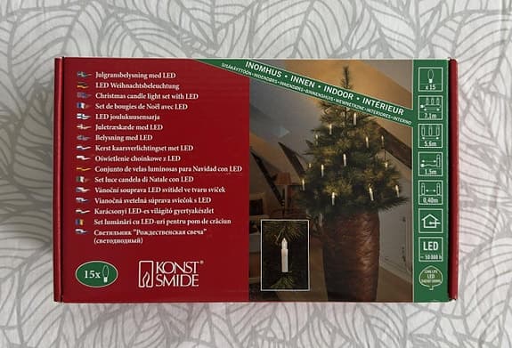 NY Julgransbelysning Konstsmide 15 st ledlampor 7,1 meter