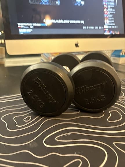 hantlar kilberry 2.5 kg x2 två