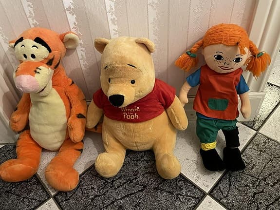 Disney figurer + Pippi Långstrump