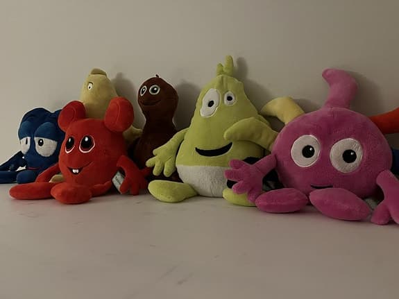 BABBLARNA Stora mjuka gosedjur