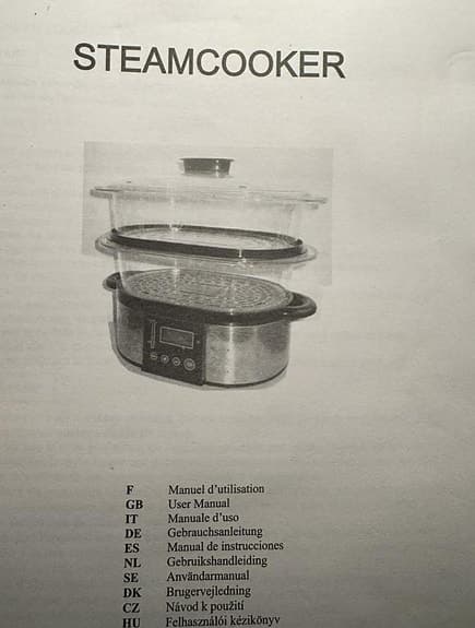Helt ny Steamcooker, Ångkokare