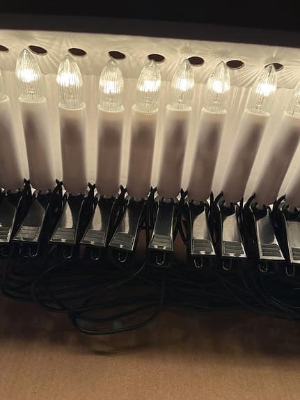 Julgransbelysning 4 lådor oanvända