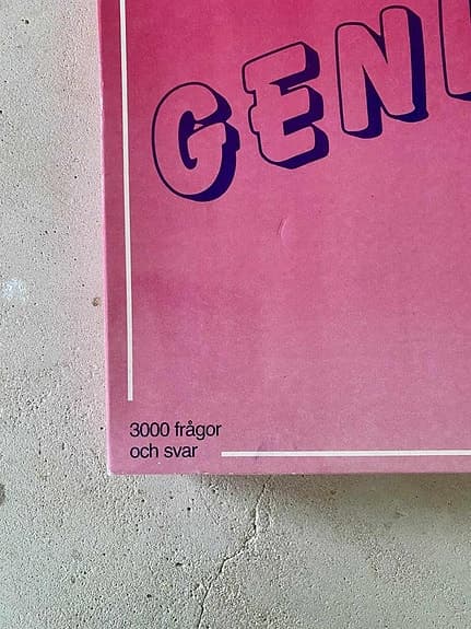 Sällskapsspelet Geni (klassiskt frågespel)