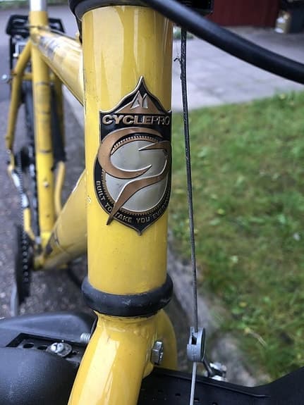 CyclePro herrcykel / Sportig och robust med pakethållare