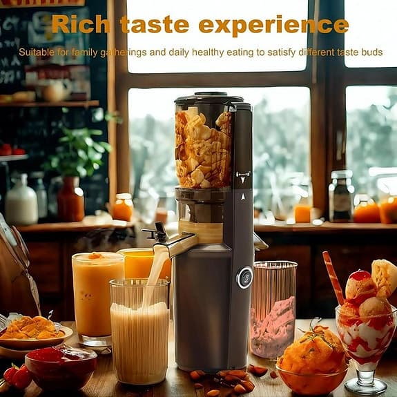 HELT NY Slow Juicer - Juicepress - Juicer - 250W - Grå