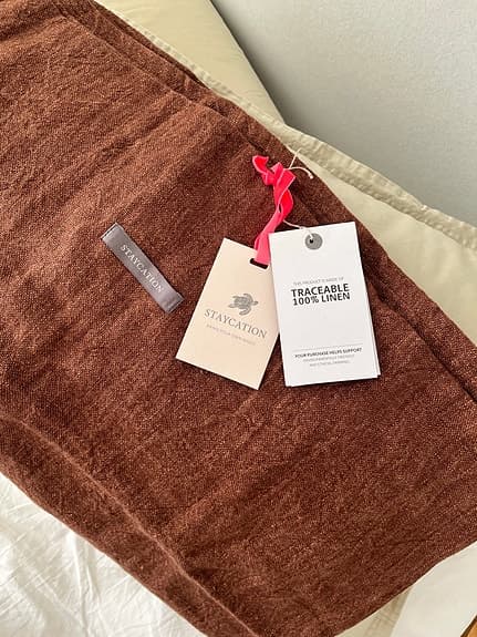 Kuddfodral franskt Linne Staycation Ellos 65x65