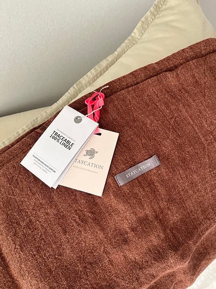 Kuddfodral franskt Linne Staycation Ellos 65x65