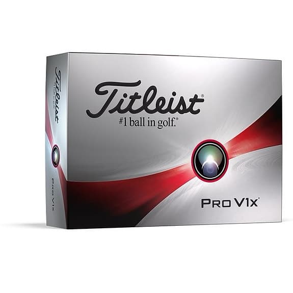 Titleist Pro V1x Golfbollar Vit 2024 årsmodell 3 dussin