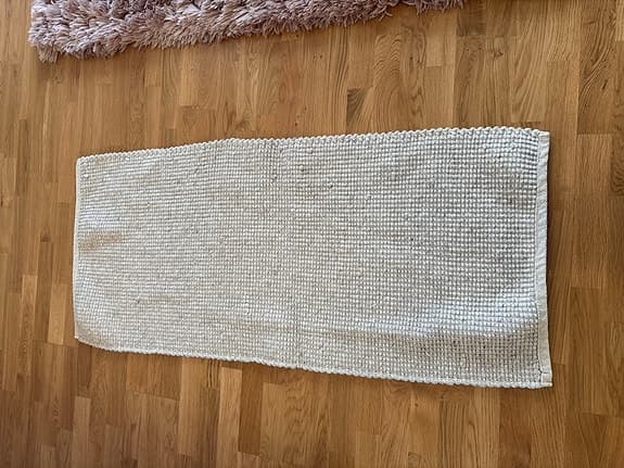 Jysk Matta Långsmal Vit Textil