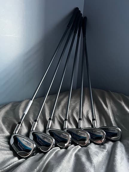 Cobra SZ Järnset // 6-Pw + Sw // 6st järn // Sällsynta Blå/Silver