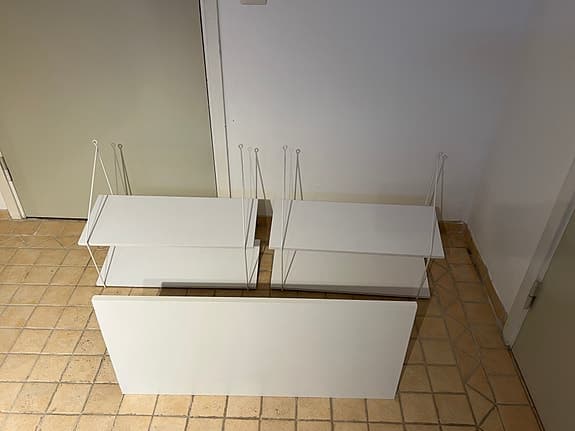 Set med 3 vägghyllor