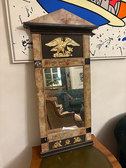 Spegel glasmästarstil 1800 tal