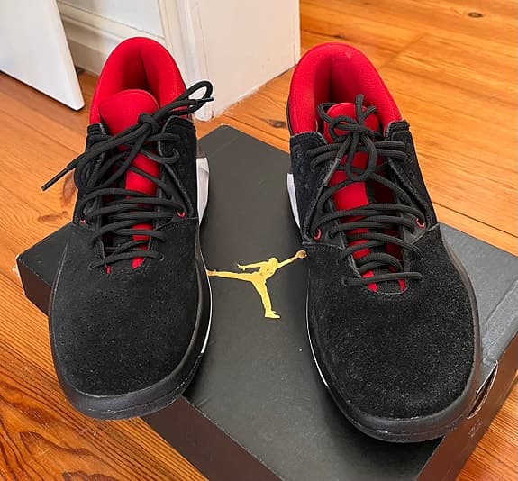 Jordan Basketbollskor Svart Röd Vit