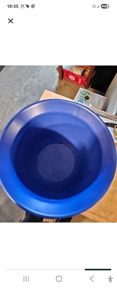 Blomkruka blå mycket stor !