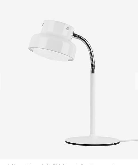 Vit Bumling bordslampa