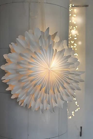 Julstjärna Stjernsund snow dia 45cm