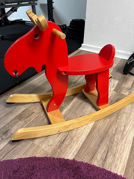 IKEA Gungdjur Gungdjur Gungdjur Röd Trä Barn