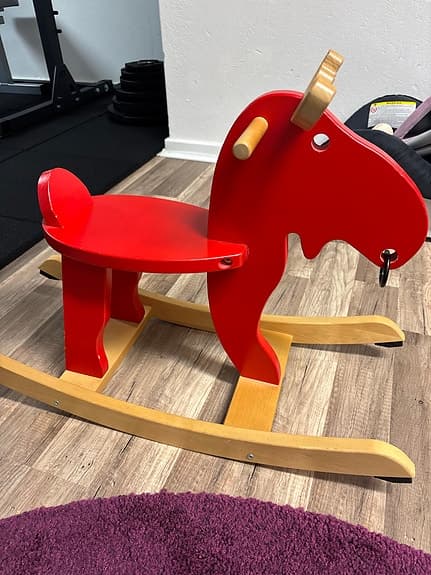 IKEA Gungdjur Gungdjur Gungdjur Röd Trä Barn