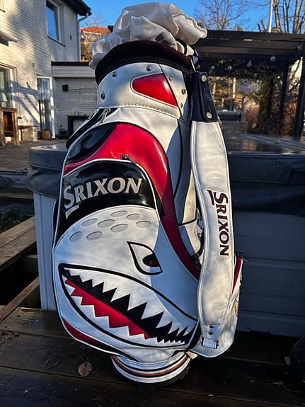 Srixon Tour Golfbag Röd, Vit, Svart