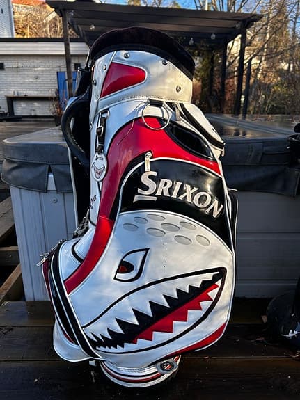 Srixon Tour Golfbag Röd, Vit, Svart