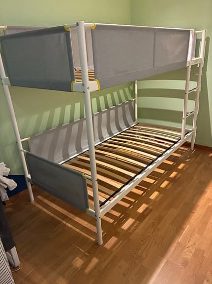 IKEA Våningssäng Metall Vit för Barn