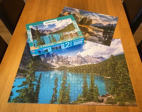 Pussel 1000/500 bitar Kanada naturmotiv, Ushuaia Collection.