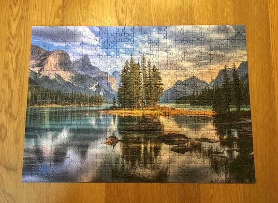 Pussel 1000/500 bitar Kanada naturmotiv, Ushuaia Collection.