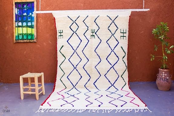 Beni Ouarain Matta, Handmade 100% Ull