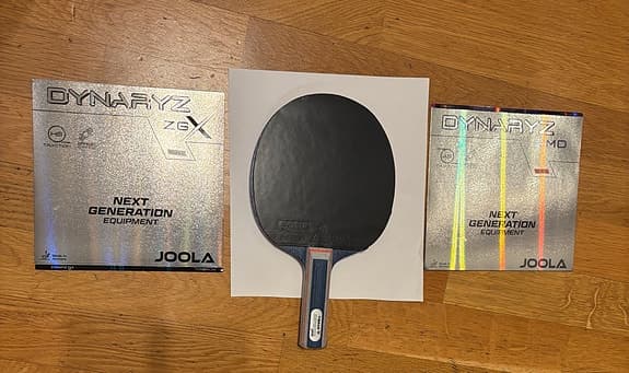 Komplett pingisracket Tibhar Defense Plus + Joola