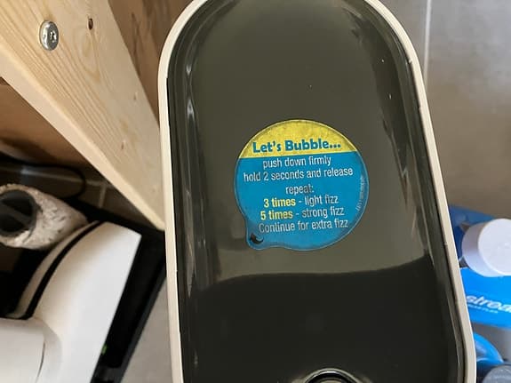 Sodastream med många tillbehör