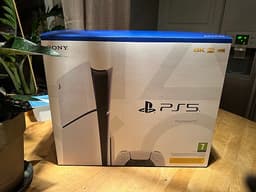 Sony PlayStation 5 Slim Disc Spelkonsol Vit