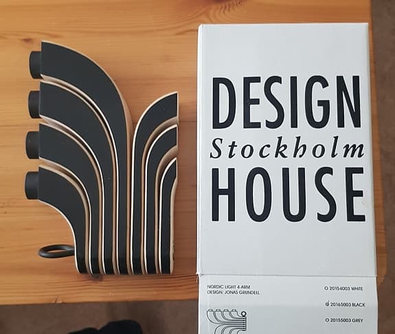 Designljusstake i originalkartong