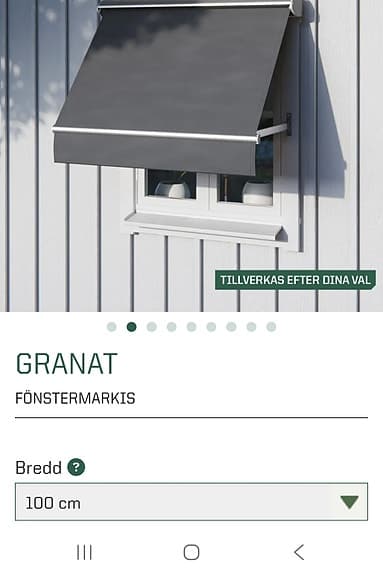 Fönstermarkiser från SkånskaByggvaror