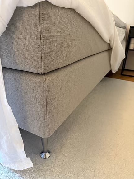 Kontinentalsäng 180x210 Beige