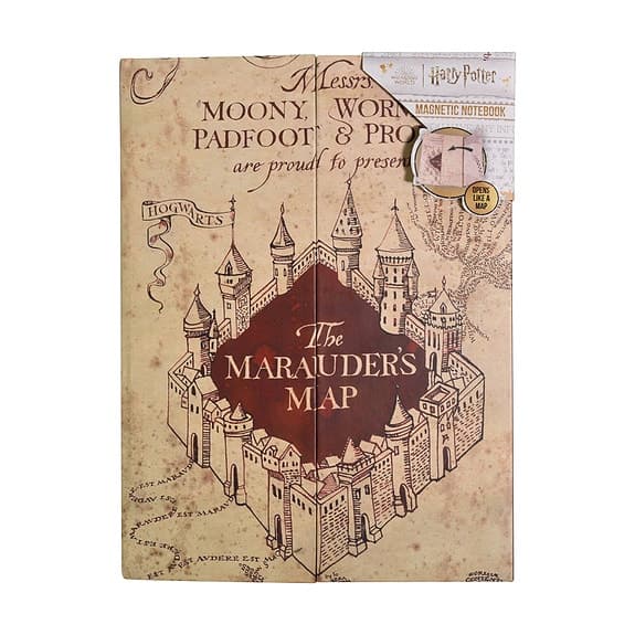 Harry Potter - Karta över Marodörerna A5-anteckningsbok