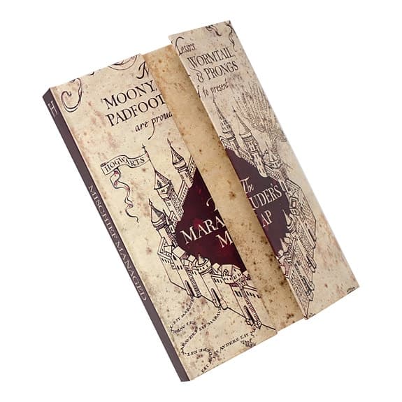 Harry Potter - Karta över Marodörerna A5-anteckningsbok