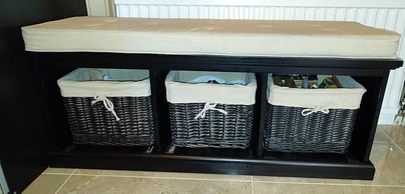 Mio Sittbänk / Förvaringsbänk med korgar