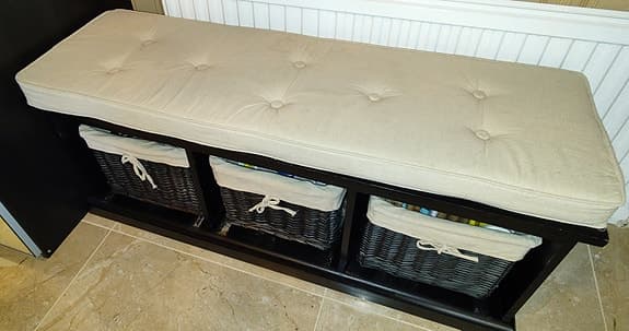 Mio Sittbänk / Förvaringsbänk med korgar