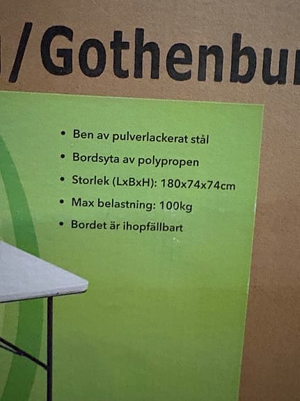 Långbord