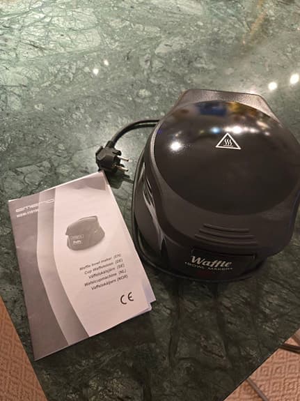 våffelskålsjärn, belgian waffle bowl maker