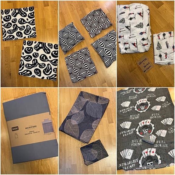 Fina nya säng set/sängkläder / prydnads kuddfodral
