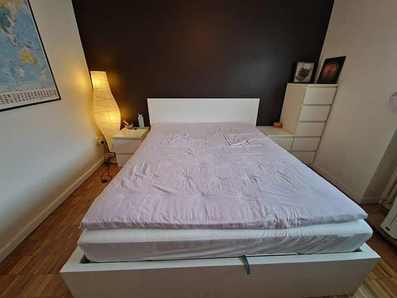 MALM säng med förvaring
