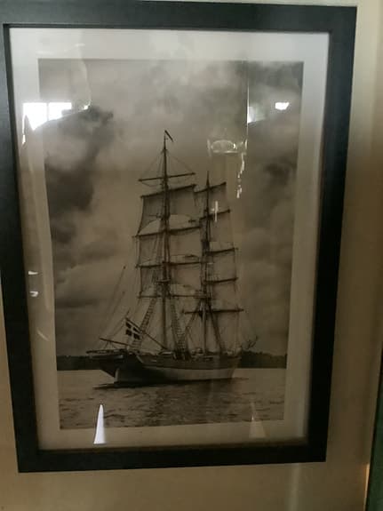 Tavlor Skepp, fartyg med träram i olika storlekar. Fina skick.