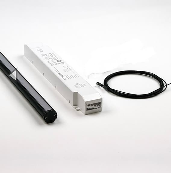 Pendelarmatur svart 100 cm