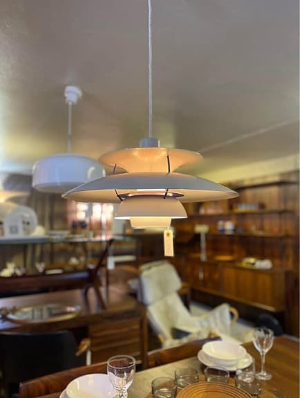 Poul Henningsen - Ph5 - Taklampa - Danmark - Louis Poulsen - Vit