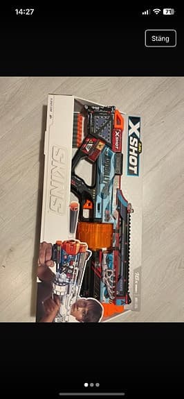 Nerf X-Shot Skins Barnleksak Blå och Orange