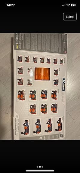 Nerf X-Shot Skins Barnleksak Blå och Orange